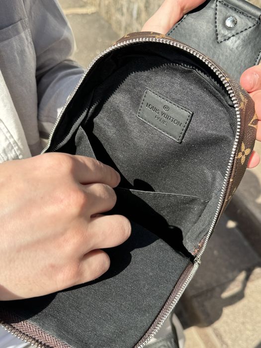 Мужская сумка Louis Vuitton чоловіча сумка слінг барсетка месенджер