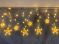 Kurtyna świetlna Oświetlenie świąteczne lampki gwiazdki 245cm