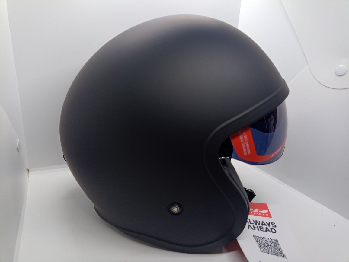 Kask LS2 OF599 SPITFIRE na skuter/chopper/motor, otwarty z okularem,