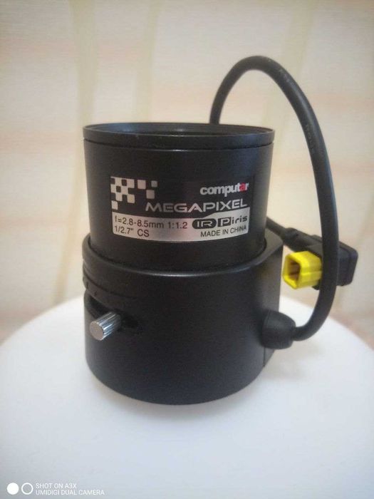 Объектив COMPUTAR MEGAPIXEL f=2.8-8.5mm 1:1.2 IR PIRIS 1/2.7" CS новое