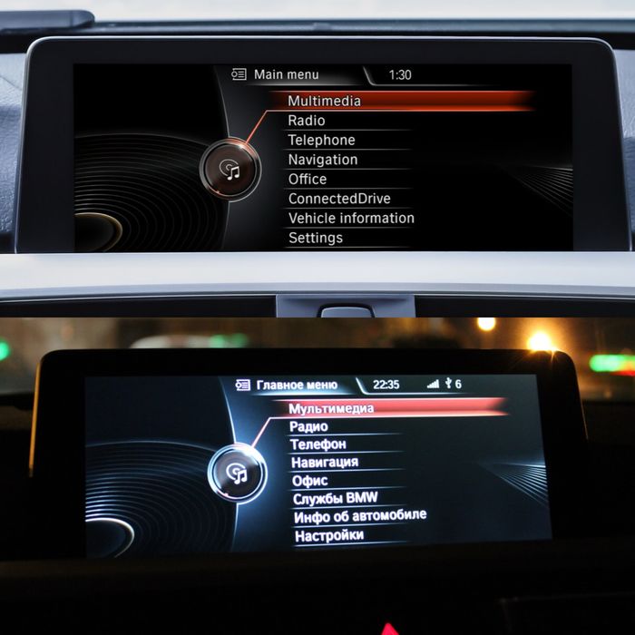 Комплект NBT ID3/ID4 BMW F30/34/F32/36/F22 Монитор/ГУ/Джойстик/Дисплей