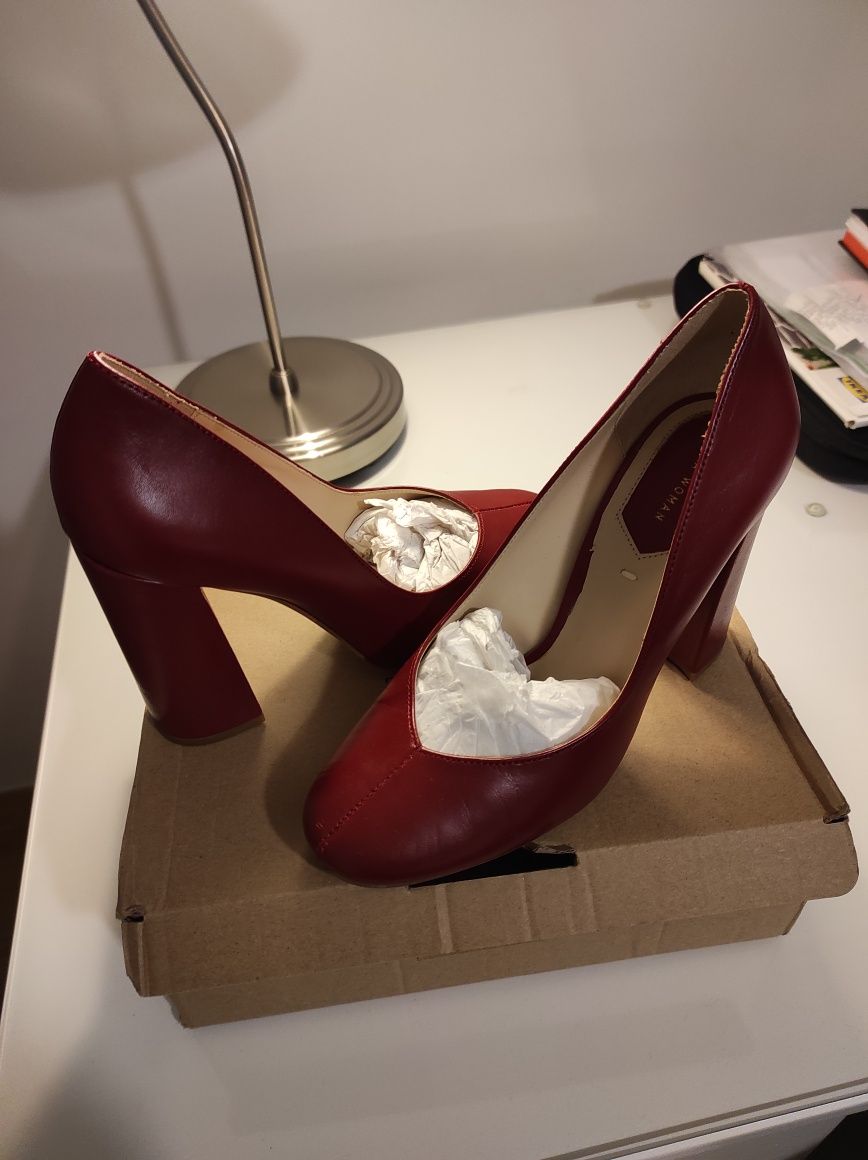Sapatos vermelhos n°37 Zara usados 1x