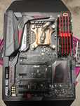Motherboard Asus Maximus VIII Hero com processador Intel Core I7-6700K