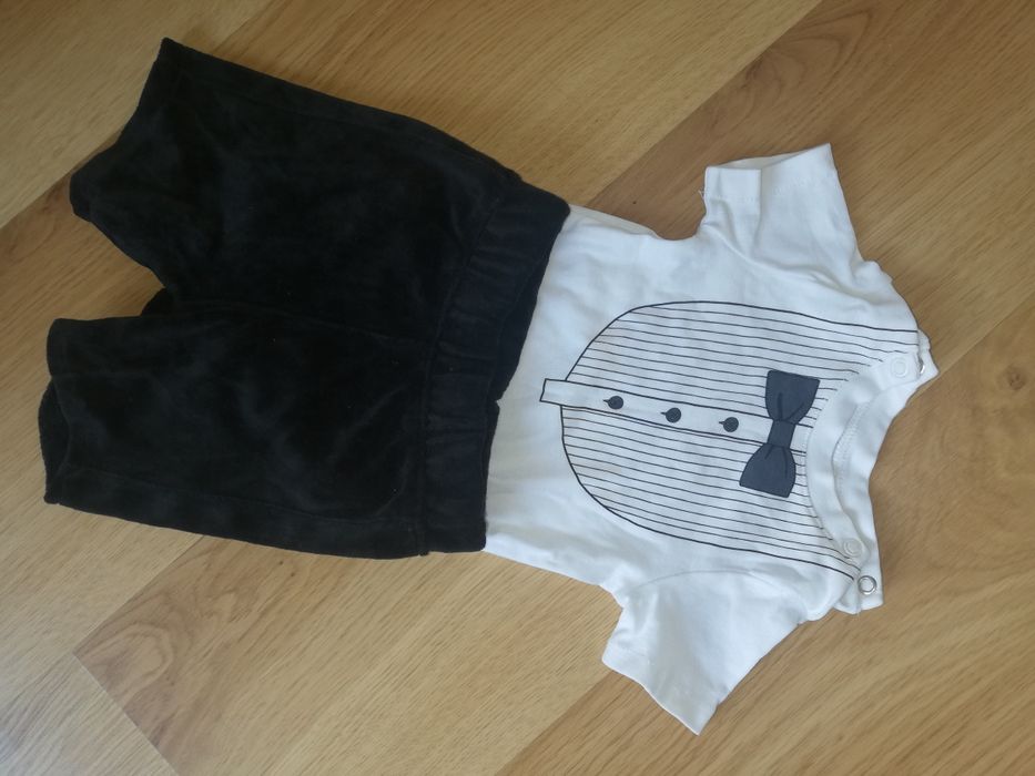 komplet wizytowy na chrzest chłopiec h&m 68