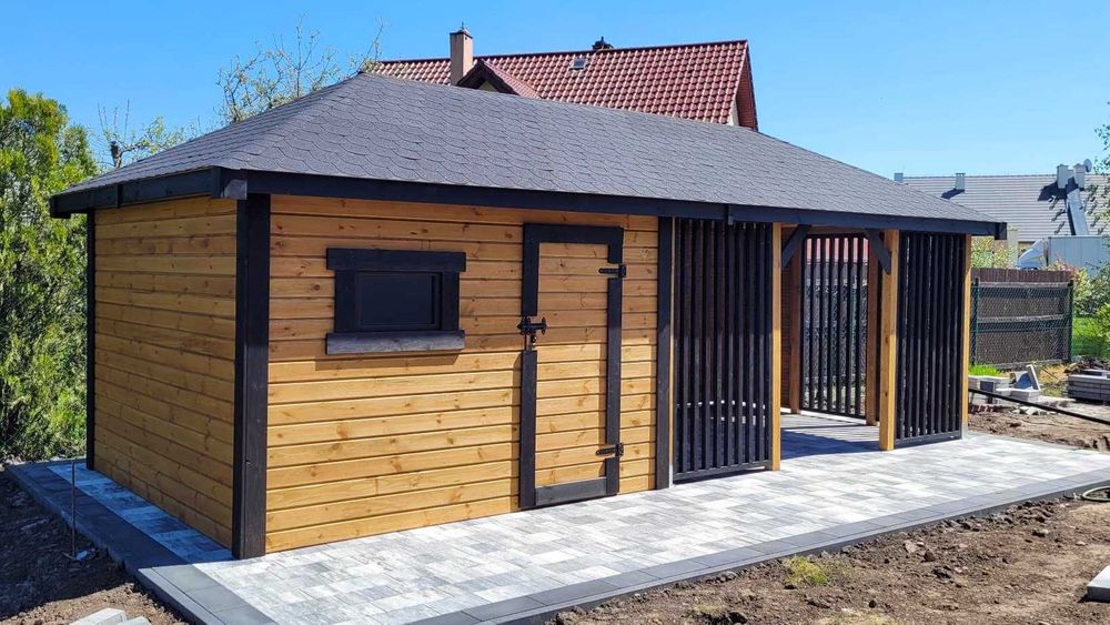 Domek narzędziowy BARTEK 3x4m Drewutnia Producent DREWNOTRIK.PL