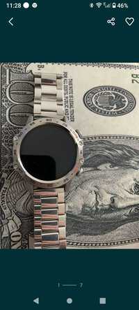 Смарт годинник ,Smart watch k52 металевий з металевим ремінцем.