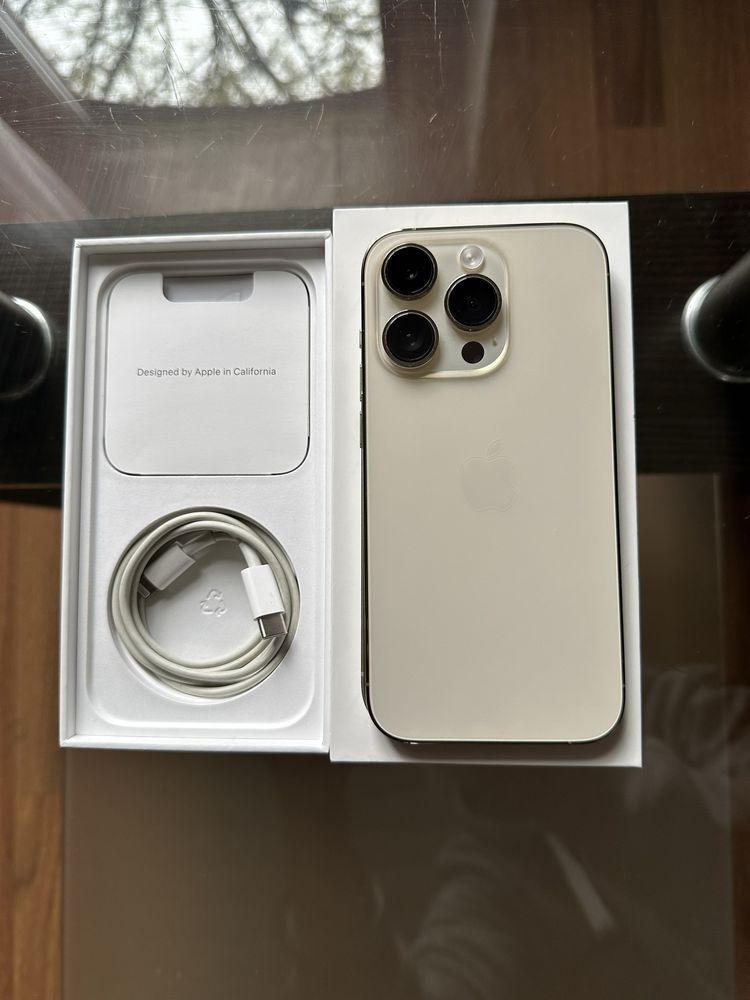 Apple iPhone 14 PRO Gold 128GB Jak Nowy