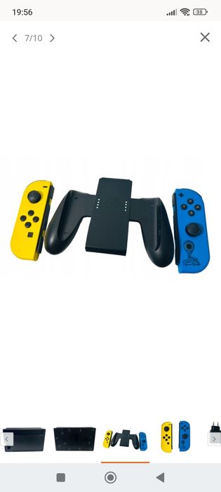 Nintendo switch V2 Limited plus 3 gry etui i szklo