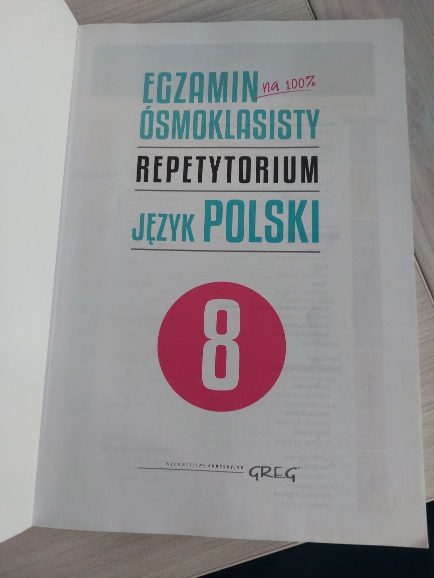 Repetytorium ósmoklasisty Język Polski