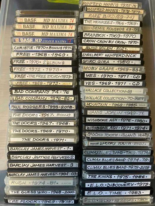 Міні Діски MD 74-80 різні виробники, з футляром. З музыкою Rock