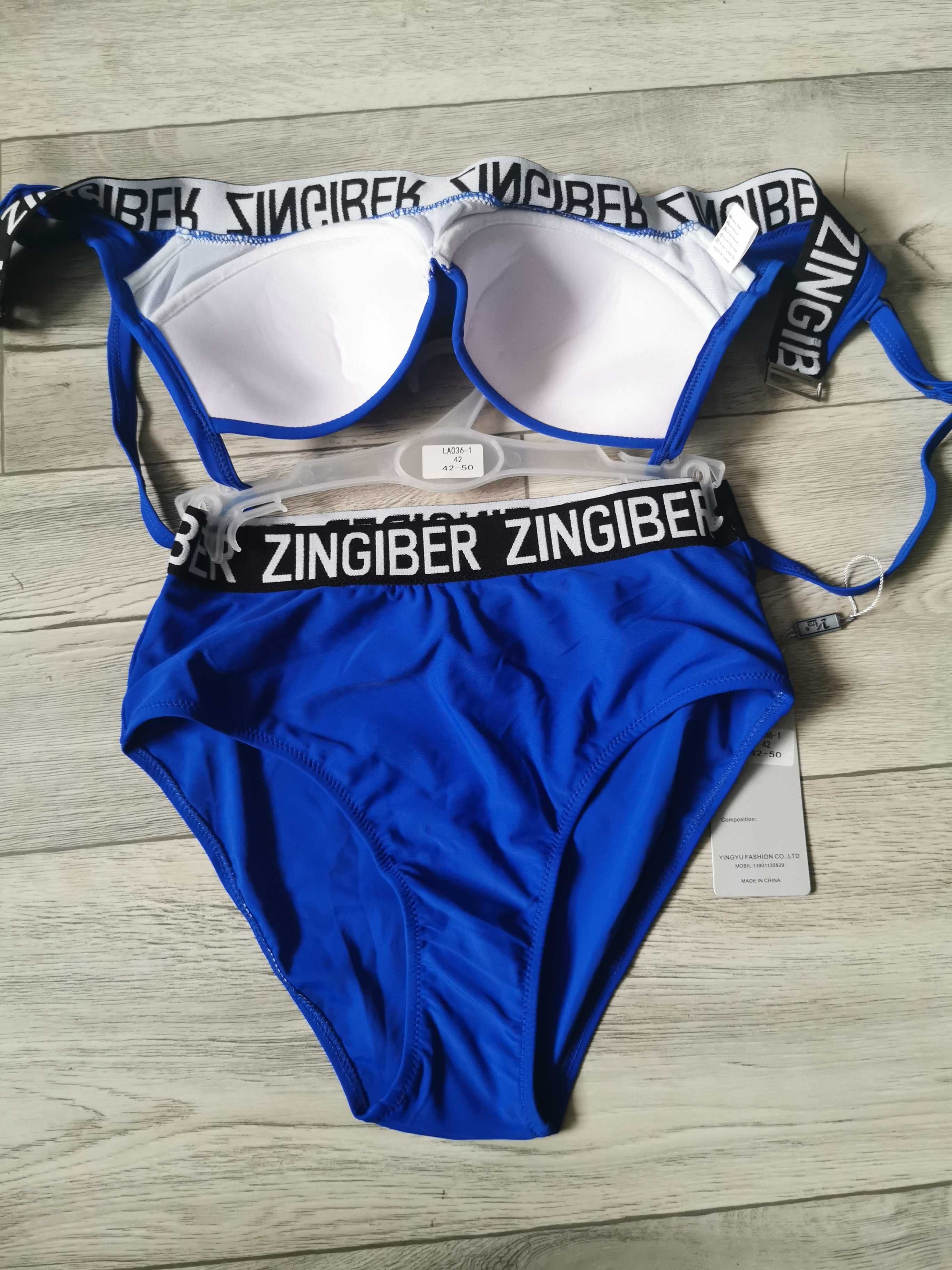 Przedmioty użytkownika Nowy komplet bikini z napisem kobaltowy kolor