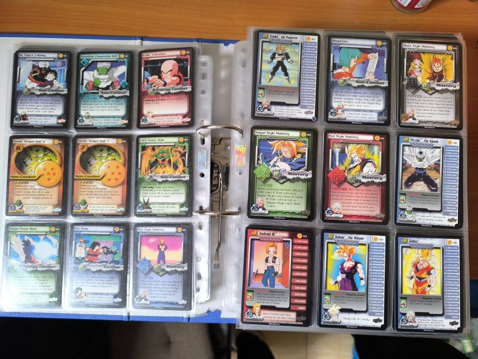 Karty Dragon Ball Z CCG SCORE kompletna Cell Saga 1-200.
