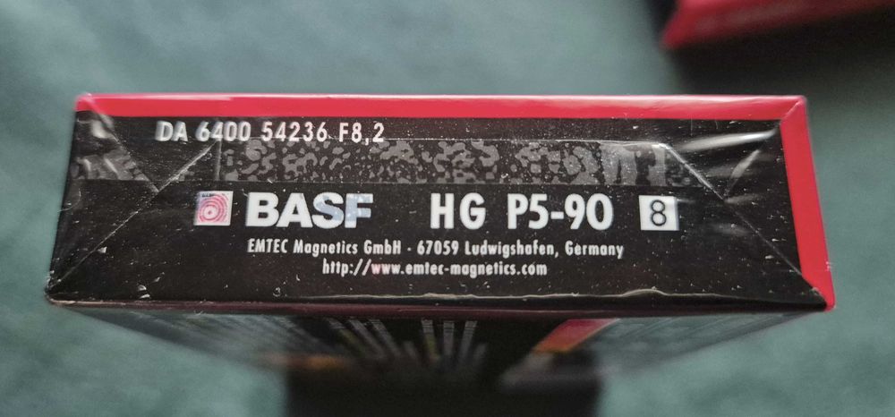 Taśma BASF 8mm HG90 nowa 2 sztuki