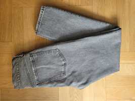 Jeansy dżinsy Mango 36 S szare, popielate, proste, lekko zwężane