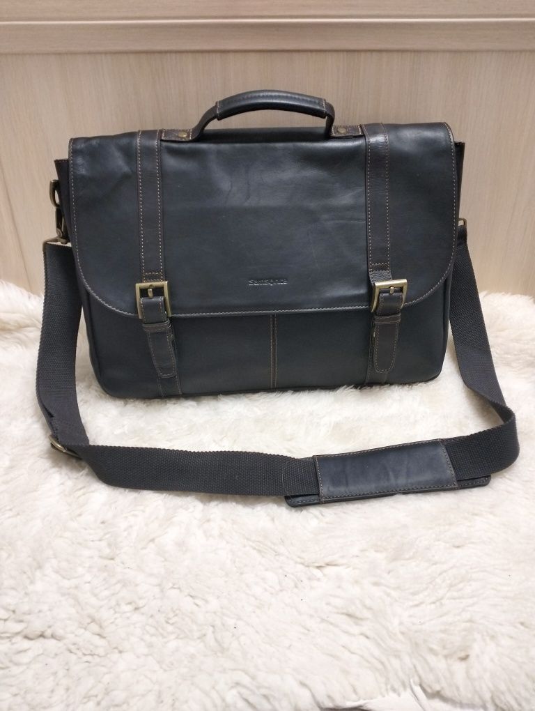 Шкіряна сумка портфель Samsonite