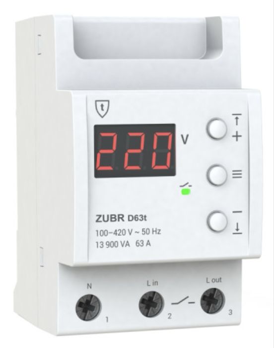 Реле напруги ZUBR D63t