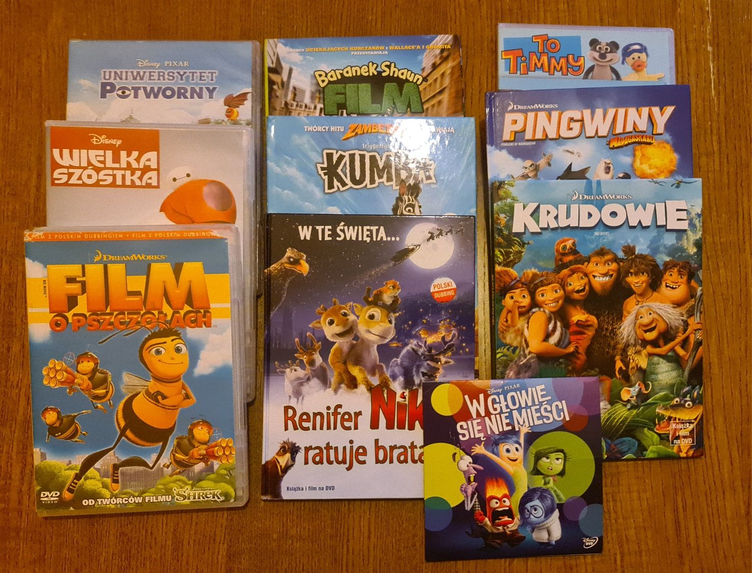 Bajki DVD Baranek Shaun Pingwiny z Madagaskaru Kumba Krudowie