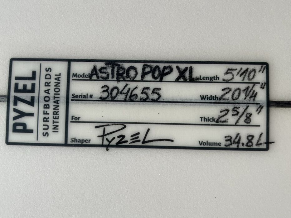 Pyzel Astro Pop XL + acessorios