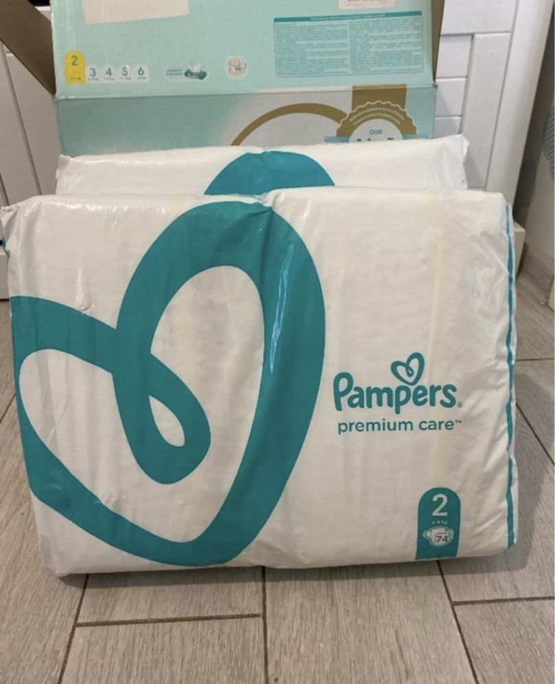 Подгузники pampers , размер 2 (74шт)