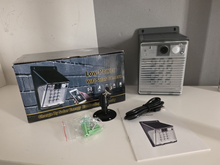 Kamera WiFi Zewnętrzna Kamera Solarna