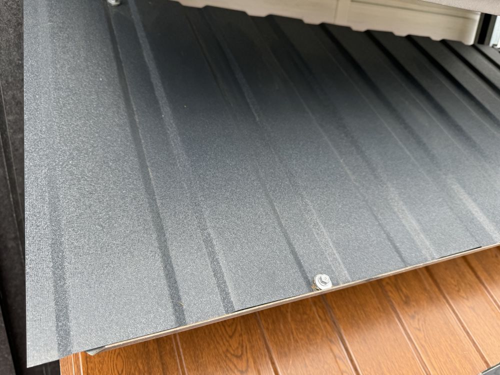Blacha trapezowa T-7 kolor RAL 7016 Grafit Mat