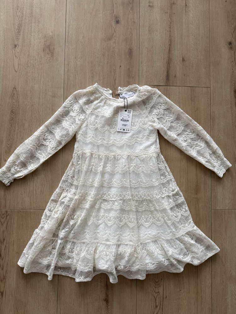Святкова нарядна сукня 1 вересня святкове плаття платье Zara 128 7-8