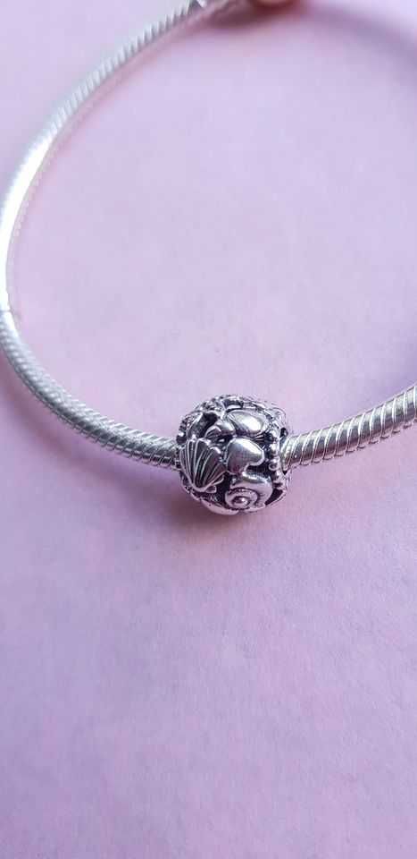 charms zawieszka srebro 925 rozgwiazda i muszle