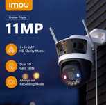 Вулична WiFi відеокамера IMOU Cruiser Triple  11mp  IPC-S7UP-11M0WED