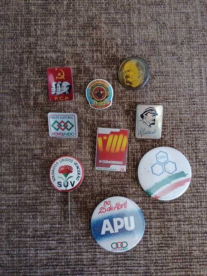 Pins políticos vários