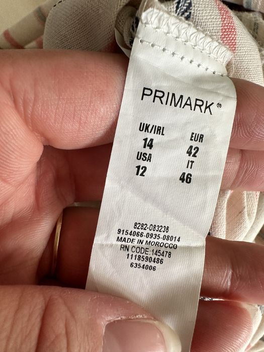 Kombinezon w paski na lato Primark rozmiar 42