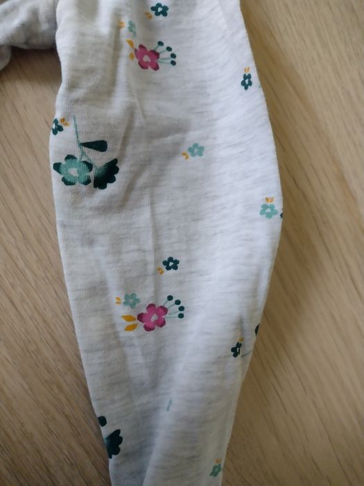 Piżamka piżama wiosenna kwiatki okaidi 104