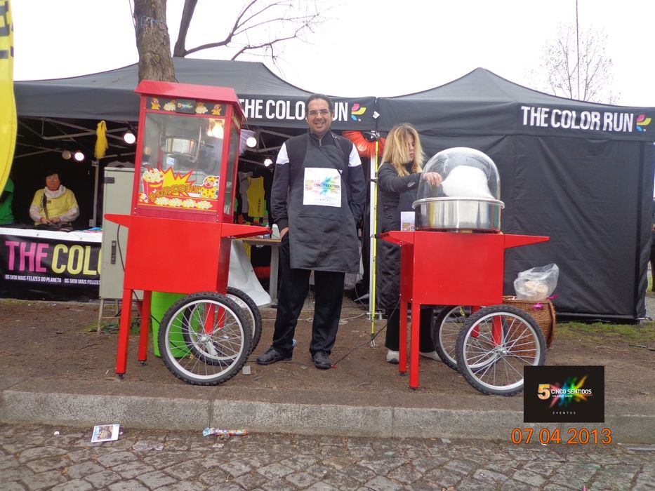 Ativação Marcas - Momentos Pipocas & Algodão doce com Arte.