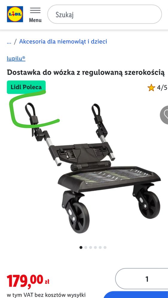 Sprzedam dostawke do wózka