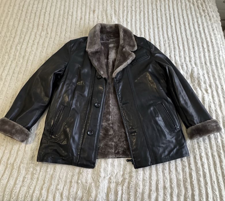 Шкіряна куртка,чоловіча