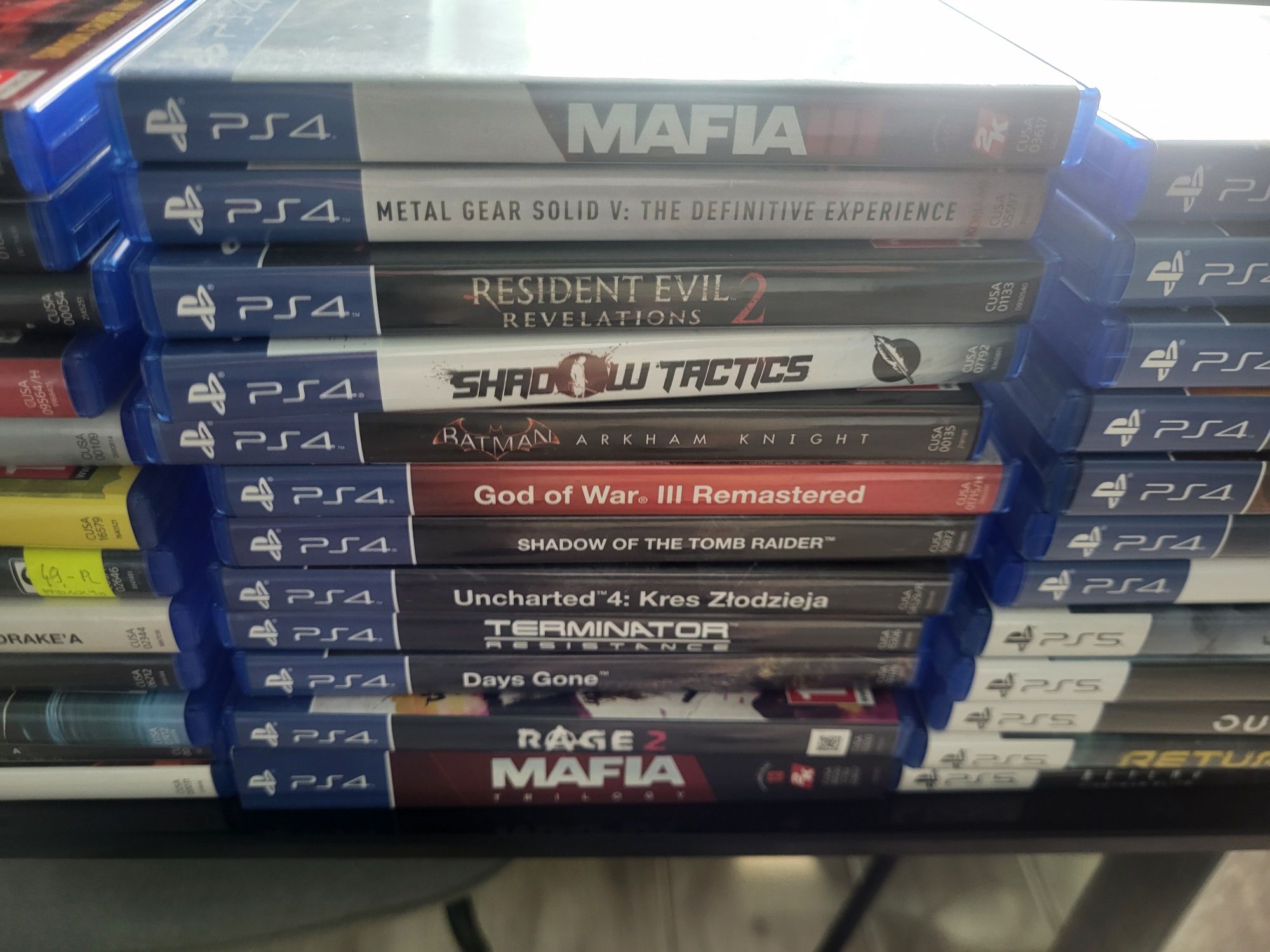 Gry ps4 i ps5 sprzedam