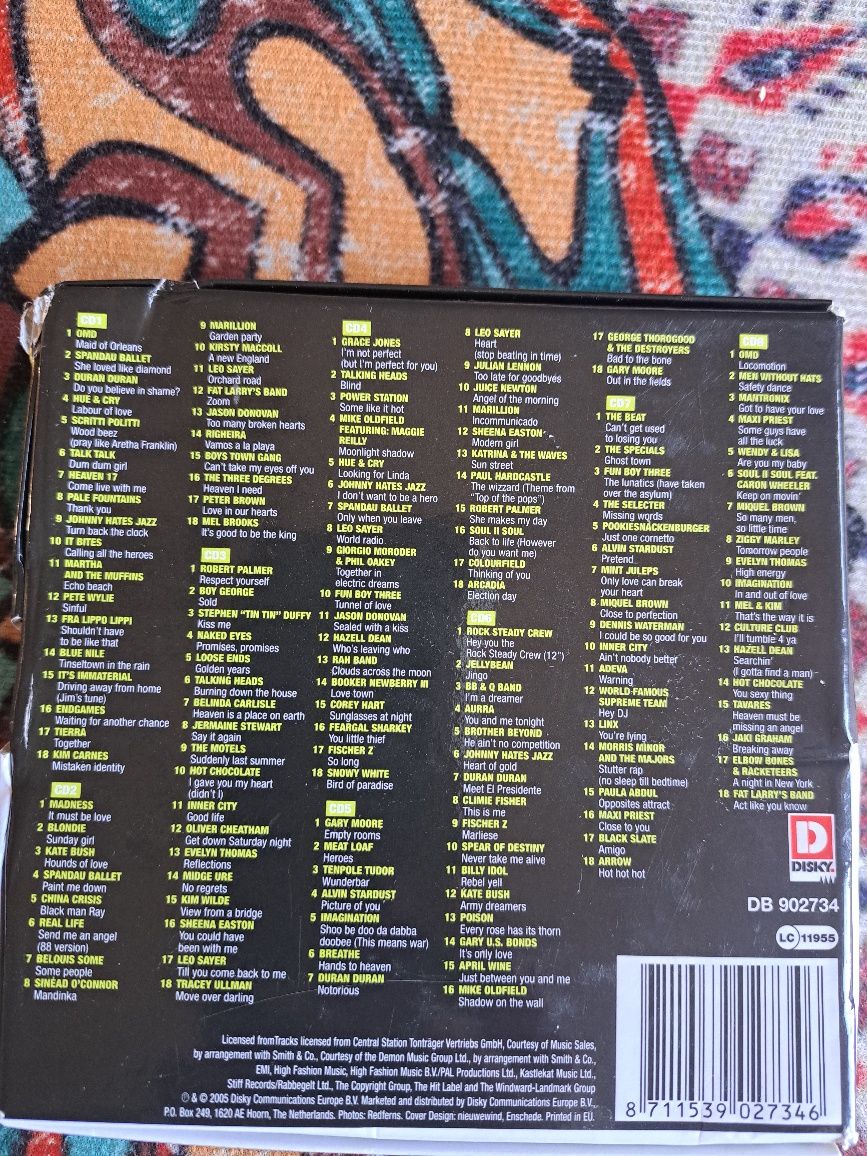 Zestaw 8 CD more 80's 144 more greatedt hits of the 80's