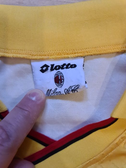 Lotto AC Milan 94/96 trzecia koszulka xl Baggio 18 retro
