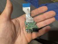 Плата роз'ємів USB/LAN(RJ-45}  Від ноутбука Hp