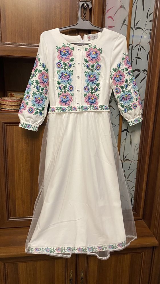 Платье выпускное свадебное нарядное божена (белая) р.S