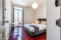 Cosy double bedroom with balcony in Campo de Ourique - Room 3