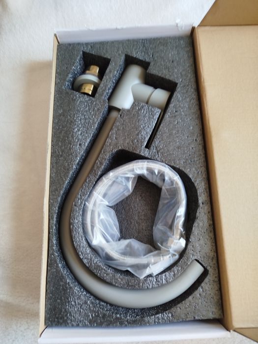 Evo Select Bateria Zlewozmywakowa Stojąca z Wylewką U Szary