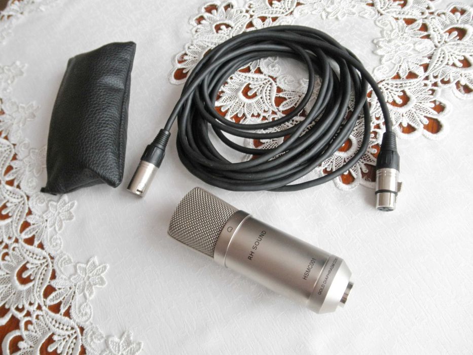 Mikrofon pojemnościowy RH SOUND HSMC 001. Wokalny, Studyjny. IDEALNY.