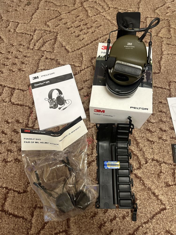 Активні навушники 3M Peltor ComTac XPI, Sordin Supreme Pro-X кріплення
