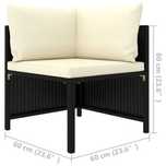 Narożna sofa ogrodowa Vida Xl