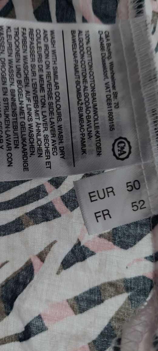 C&A koszula 100% bawełna animal print