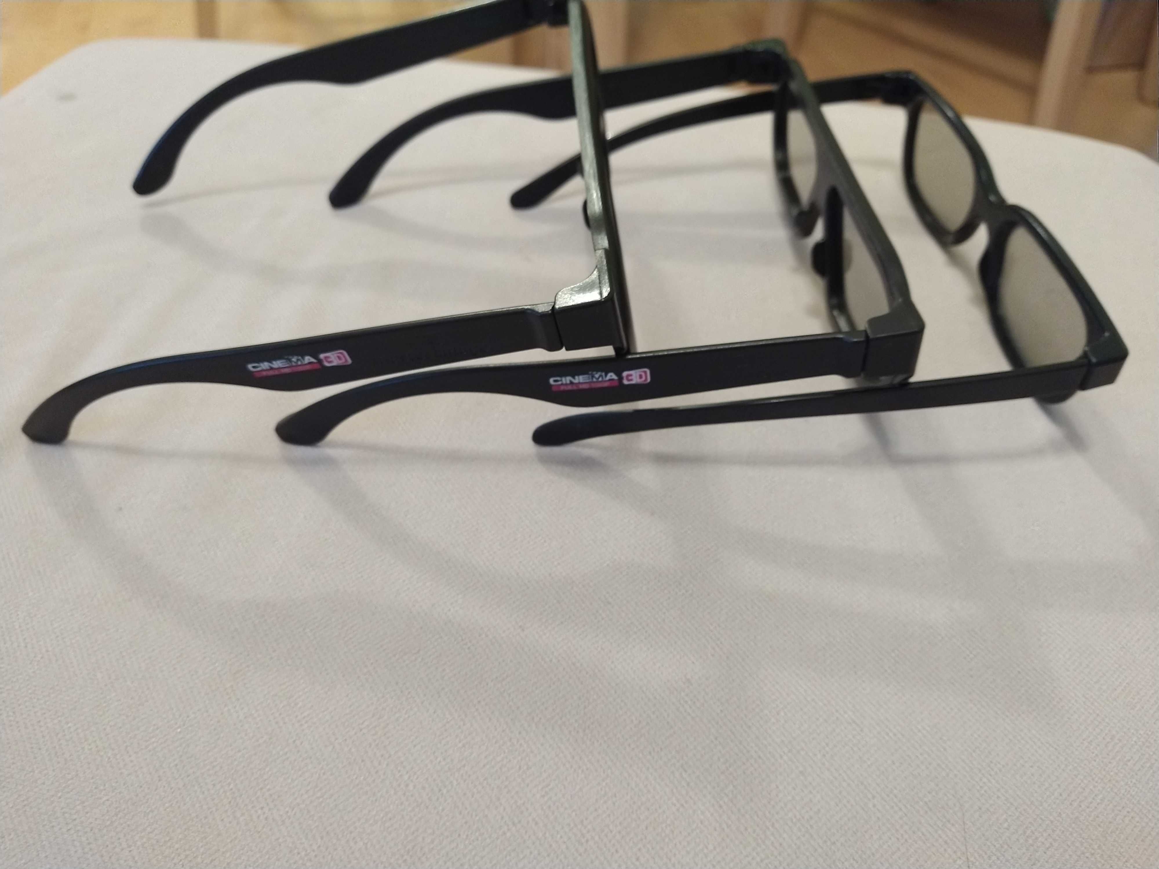 okulary 3D LG MasterImage - trzy pary
