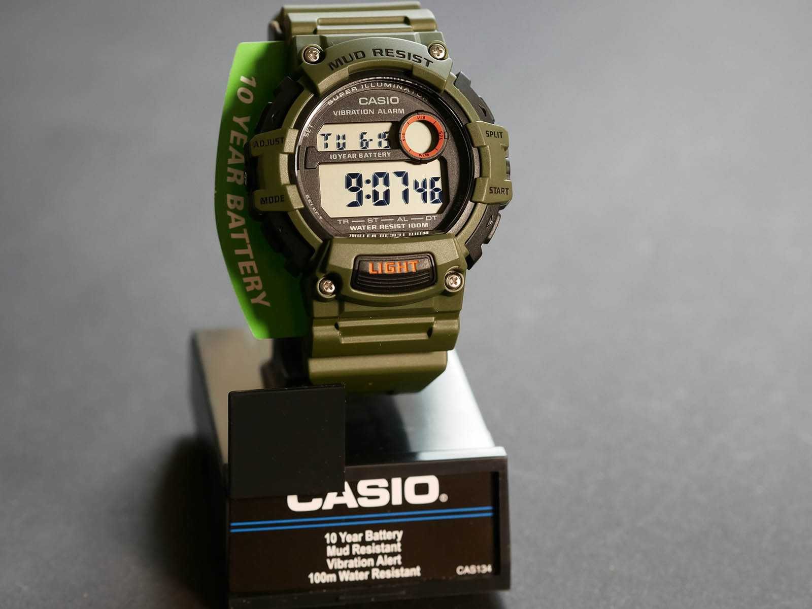 Тактические Casio TRT-110H-3AV Грязезащищенные. Вибро сигнал.