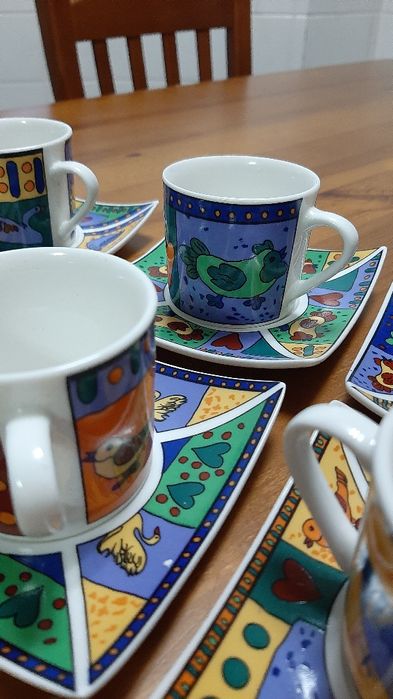 Conjunto chávenas de café
