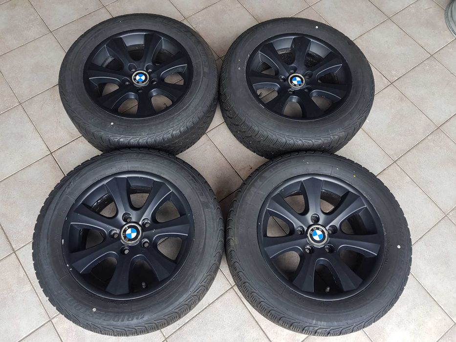 Felgi koła zimowe DEZENT 7x16 et20 5x120 opony 225/55/17 BMW 5 e39 360