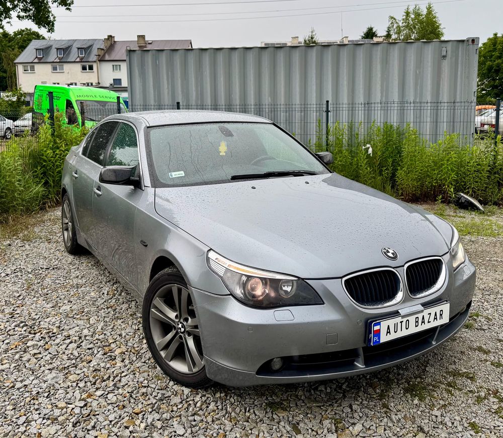 BMW E60 530d 3.0 Diesel * Duża Navi * Pół Skóra * Automat
